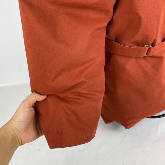 Vintage Frostline Kit Goose Down Coat Parka Jacket Orange Mens Size Medium - Picture 11 of 12